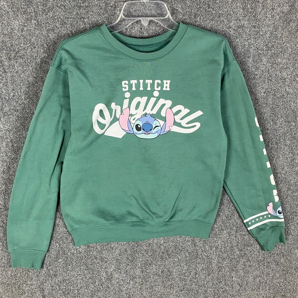 Stitch Sweatshirt Women's Medium Pullover Polyester Blend Adults M‎